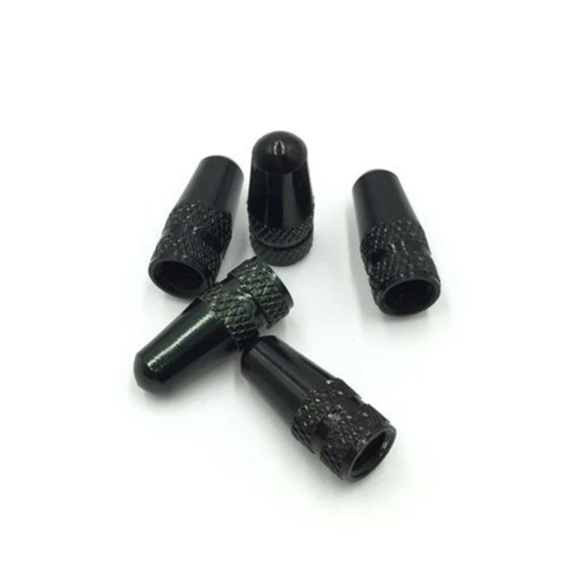 

5PCS Aluminum material Dust Cover bicycle Presta Wheel Rim Tyre Stem Air Valve Caps