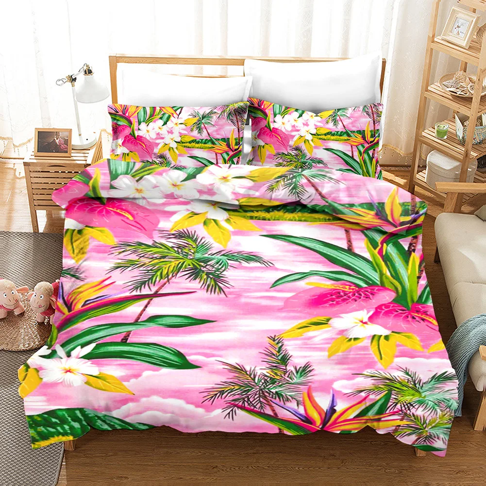 Акварель Стиль полевые цветы постельное белье с цветочным принтом Красочные