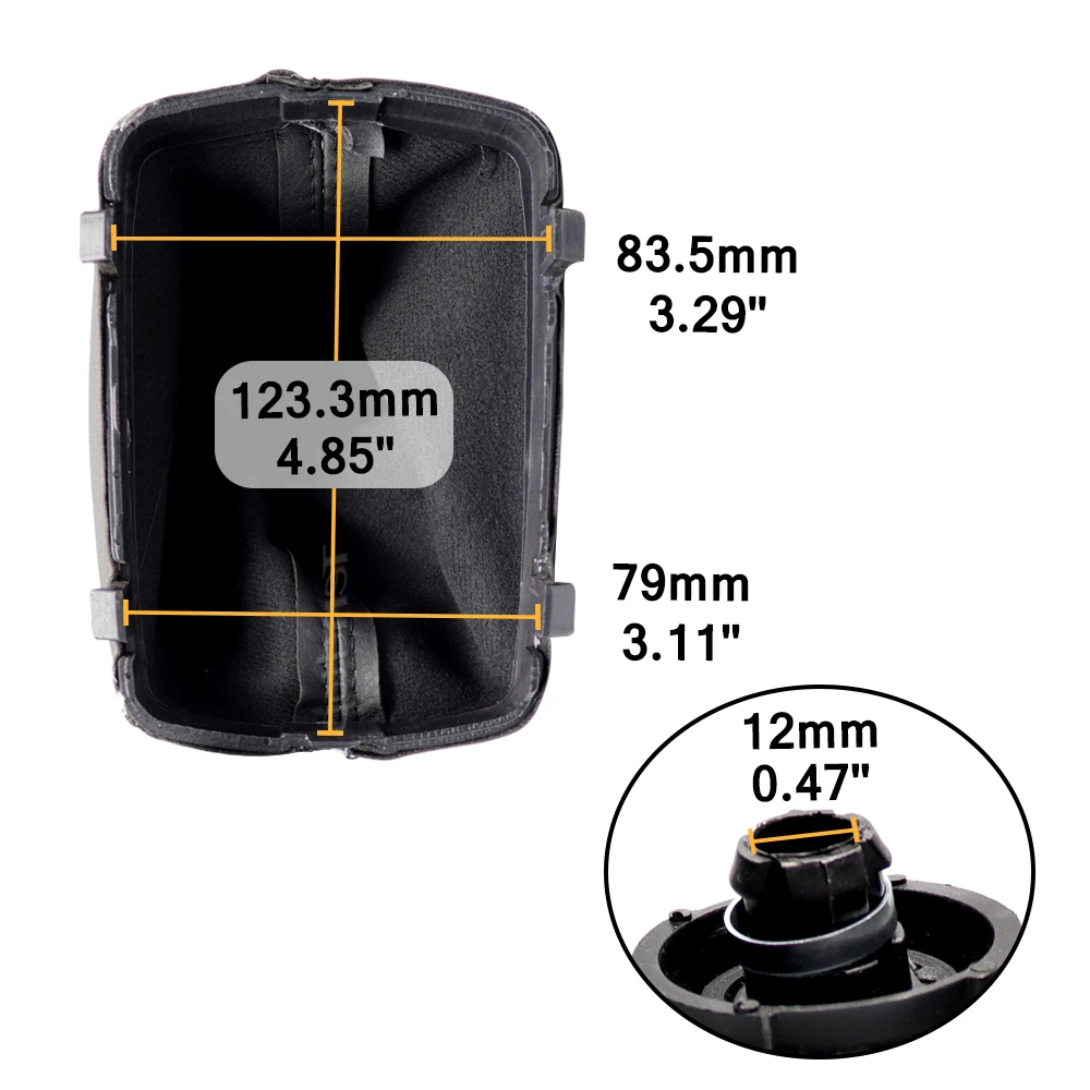 12 мм рычаг переключения передач ручного тормоза рычага чехлы на багажник для Audi A3