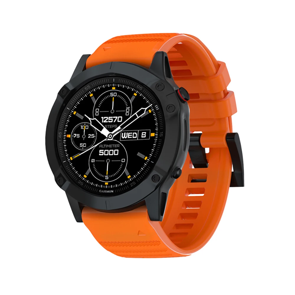 26 мм 22 мм 20 мм силиконовый Быстрый ремешок для часов Ремешок для Garmin Fenix 6x6 6s 5 5S Plus 3 3 часа Quickfit резиновый ремешок для наручных часов