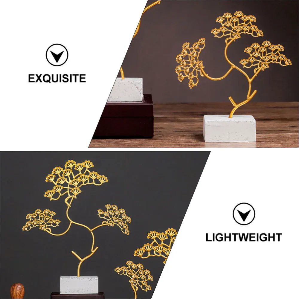 

1Pc Creative Emulation Table Adornment Home Table Decor Craft Gift Golden