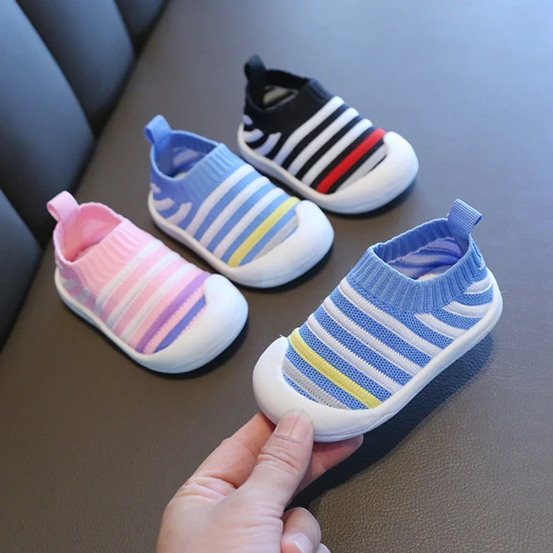

Baby First Walkers Spring Summer Toddler Shoes Girls Boy Casual Cotton Shoes Soft Non-slip Sports Shoes Kids Flat Sneakers