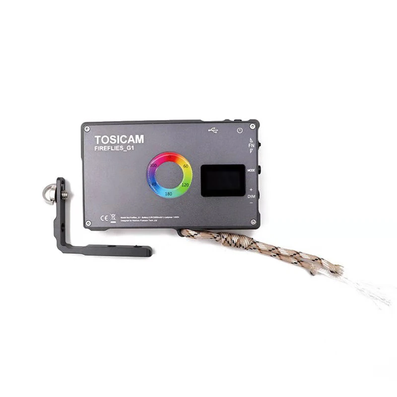 2400K-10000K Full Color Dimmable RGB LED Video Light Photography Lighting with Cold Shoe Adjustable Bracket Mount | Электроника