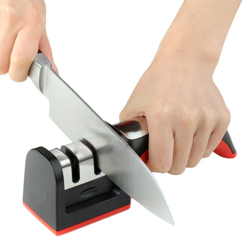 

Professional Knife Sharpener Kitchen Sharpening Stone Whetstone Tungsten Steel Diamond Ceramic Kitchen Knifes Accessories