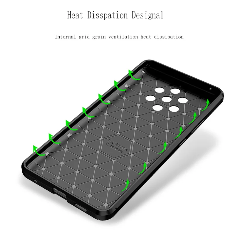 Полный чехол противоударный для Nokia 9 PureView TPU из прозрачного силикона Бампер |