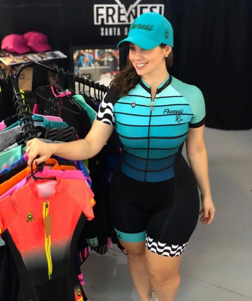 skinsuits 14 Frenesi colombia триатлонный костюм цельный велосипедные костюмы женские с коротким рукавом велокостюм комбинезон Ropa Ciclismo набор гель - Цвет: skinsuits 14