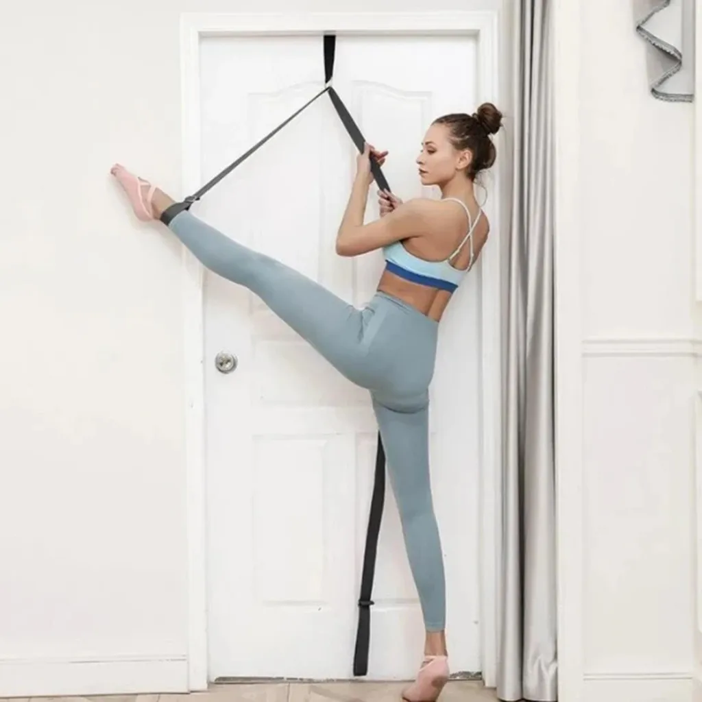 

Adjustable Yoga Stretch Strap Women Yoga Belt Fitness Exercise Gym Rope Figure Waist Leg Resistance D-Ring Belt Fitness Bands