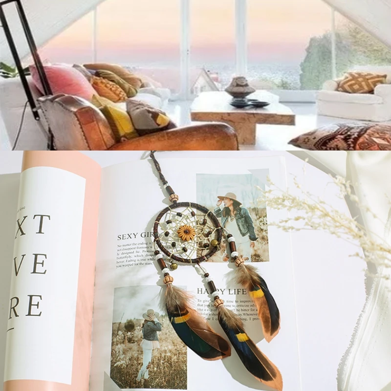 

Vintage Handmade Dream Catcher Car Home Hanging Decor Bead Ornament Dreamcatcher 87HB