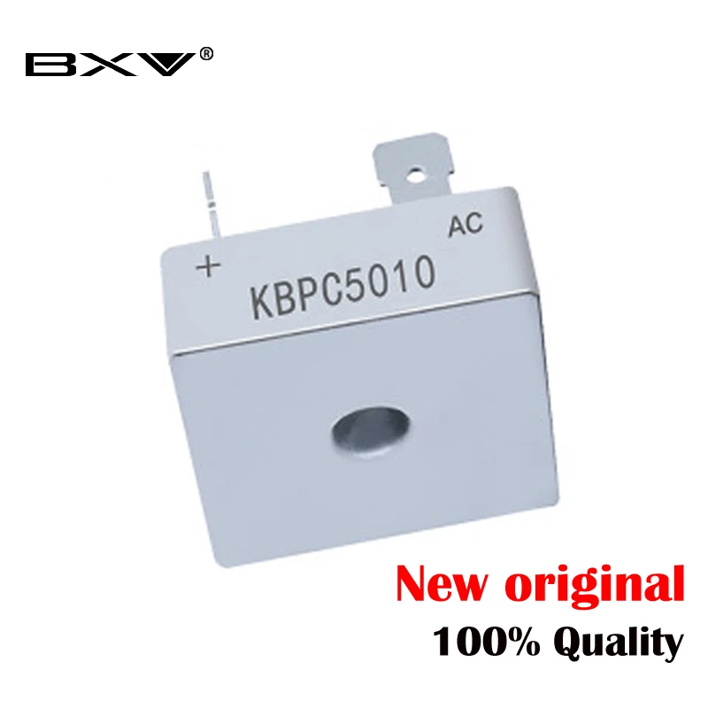 Бесплатная доставка 1 шт. KBPC5010 однофазный мостовой выпрямитель DIP 50A 1000 в 100% Новый