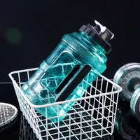 2 5l0 6 gallon large capacity shaker water bottles bpa free protein plastic sport drink waterbottle handgrip gym fitness kettle
