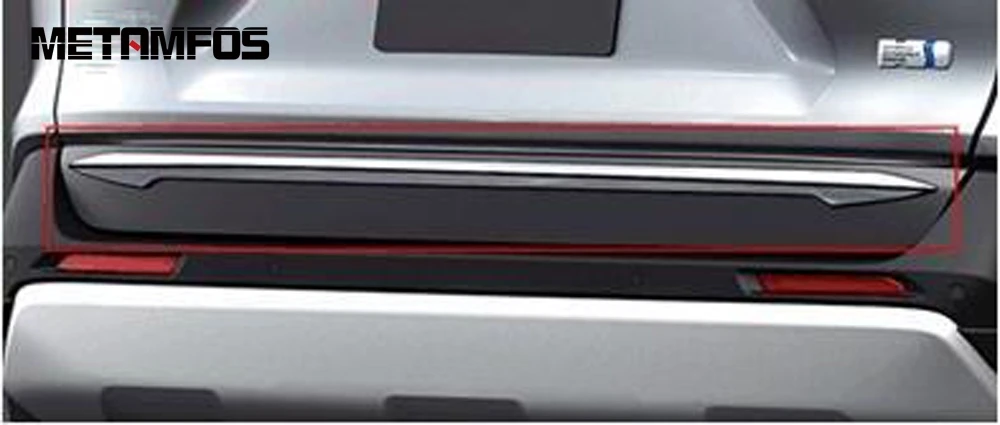Для Toyota Rav4 Rav 4 2019 2021 углеродное волокно задний багажник стример задние ворота
