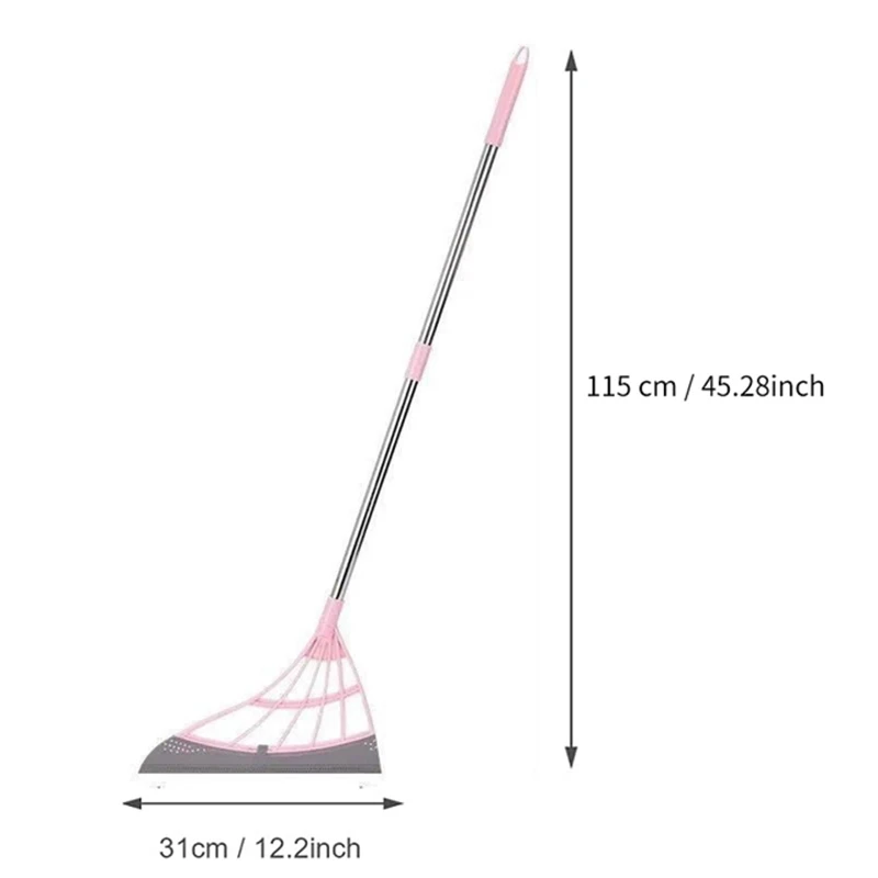 

Hand Push Rubber Broom Magic Wiper Broom Wipe Squeeze Silicone Mop for Wash Floor Cleaning Floor Squeegee Sweeping Brush Tools