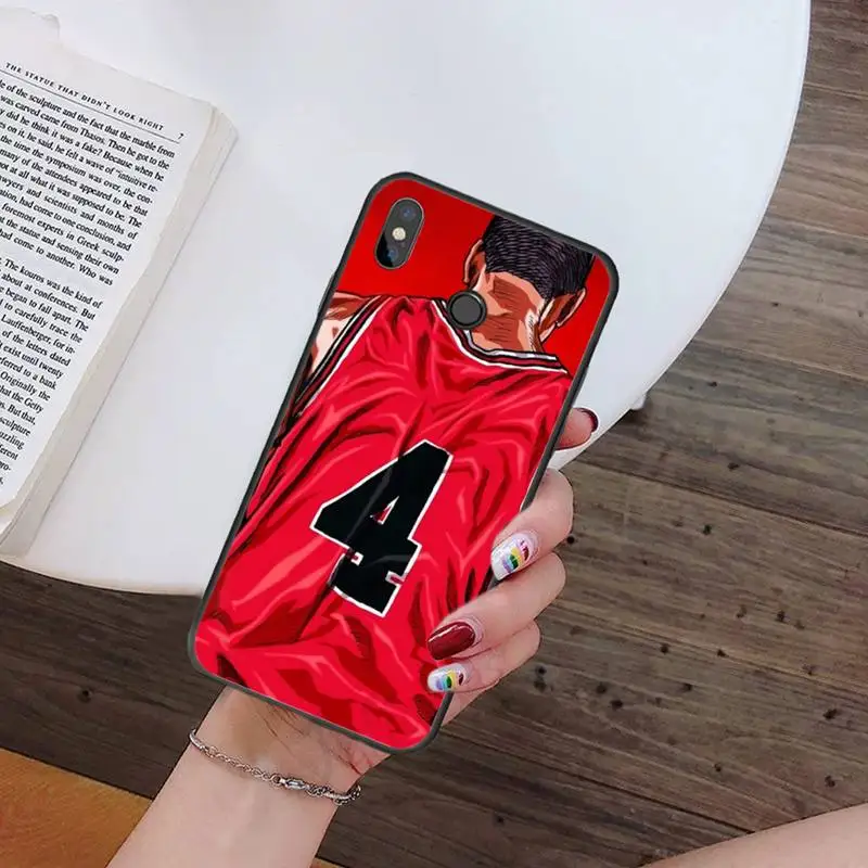 

Slam Dunk anime manga luxury high quality Phone Case shell For Xiaomi Redmi note 7 8 9 t k30 max3 9 s 10 pro lite