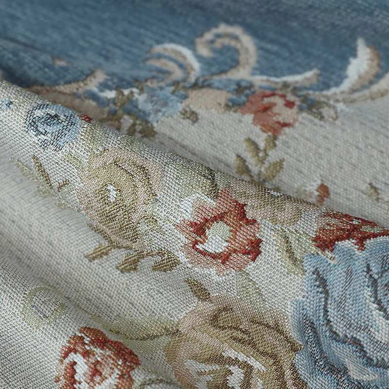 

Elegant Dinning Table Cover Square Beige Tassel Coffee Tea Tablecloth Luxury Flower Jacquard Party Table Cloth 180cm European