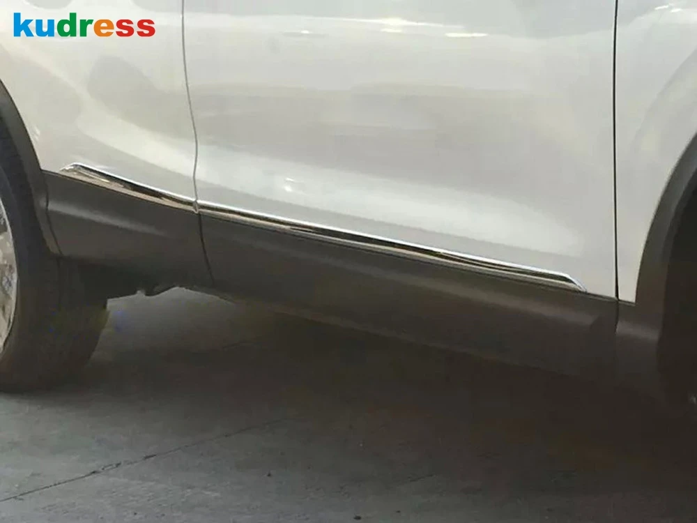 Для Nissan Qashqai J11 2014 2019 ABS Хромированная полоса обшивки боковой двери молдинг