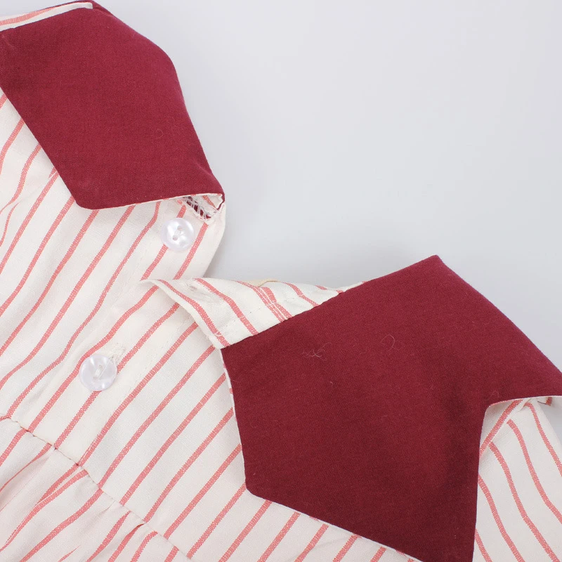 

Flofallzique 2020 Girls Dresses Long Sleeve Lotus Leaf Hem Striped Sweet Kid Cothes For Casual Homewear Everyday