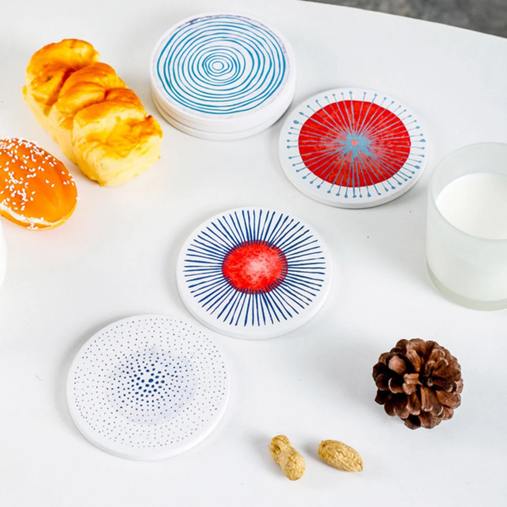 1 шт. креативная впитывающая керамическая подставка в скандинавском стиле