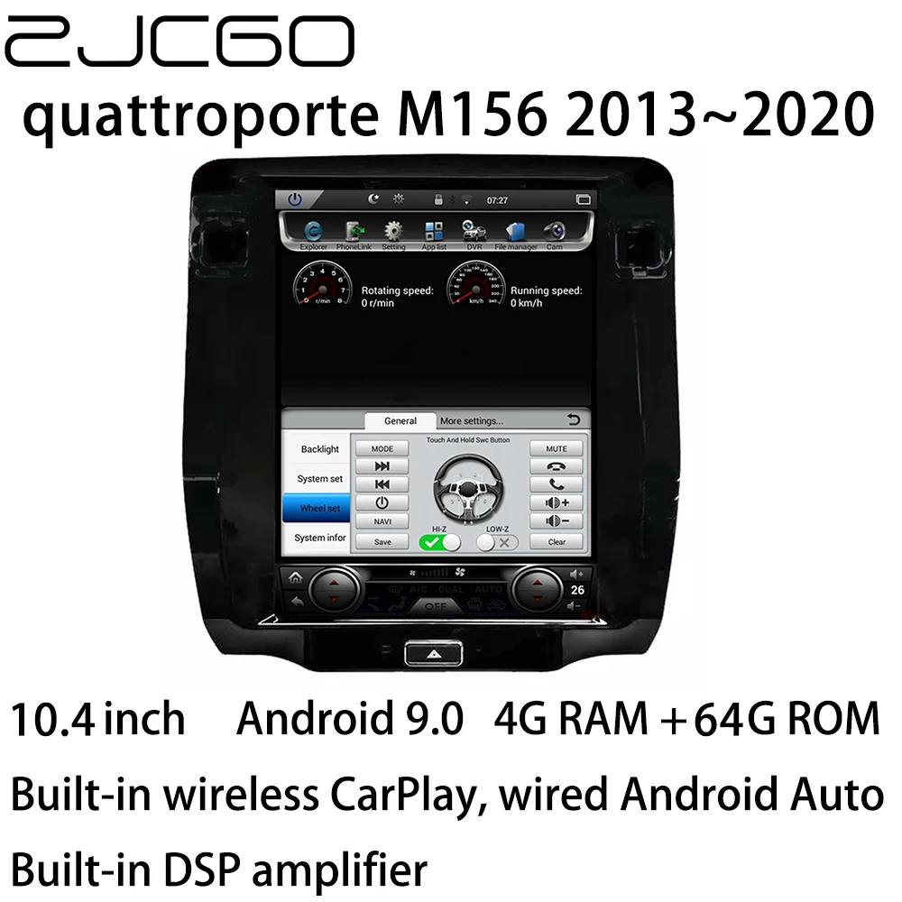 

Car Multimedia Player Stereo GPS DVD Radio NAVI Navigation Android Screen System for Maserati Quattroporte M156 2013~2020