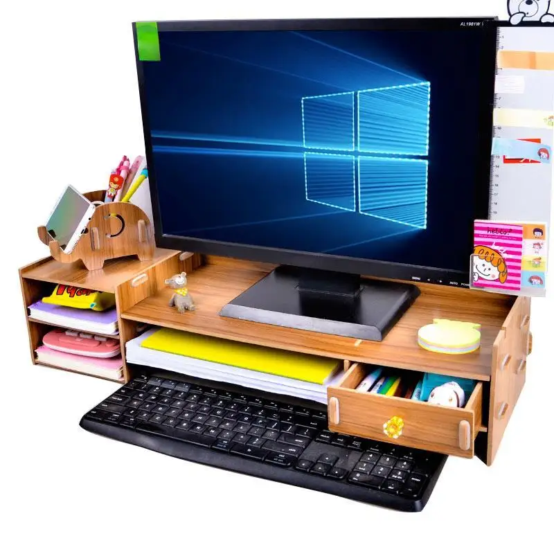 Para Casa Home Organizador для организации и хранения Компьютерный дисплей стенд Органайзер