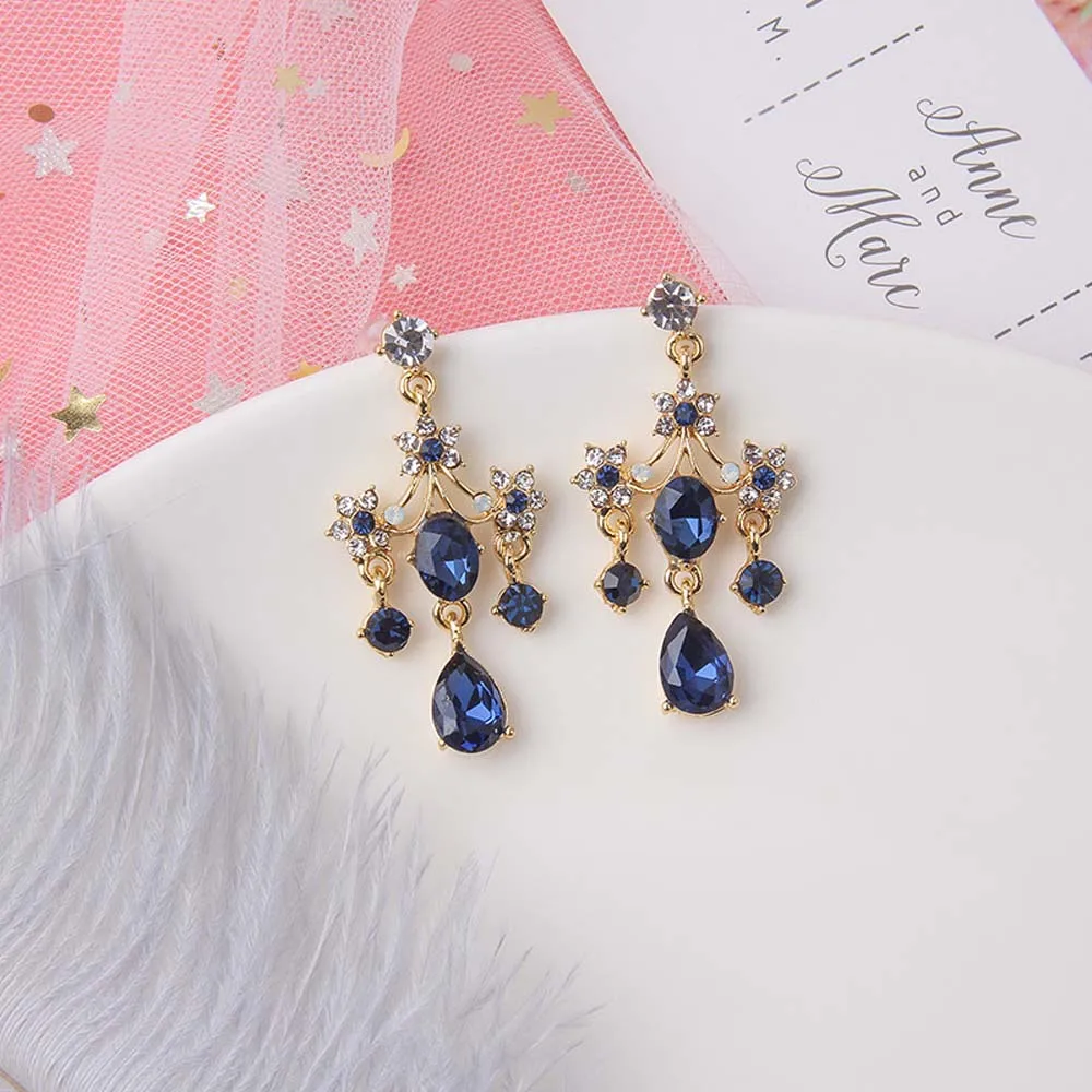 Женские серьги с кристаллами | Украшения и аксессуары