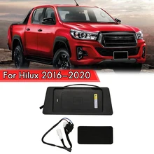 15W Car Qi Wireless Charger Fast Phone Charger Charging Plate Accessories for Hilux 2016-2020 for iPhone