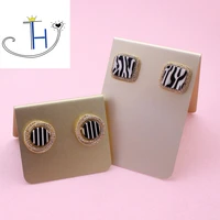 fashion square zebra pattern acrylic earrings for women personality hypoallergenic ear ring party jewelry 2021 new