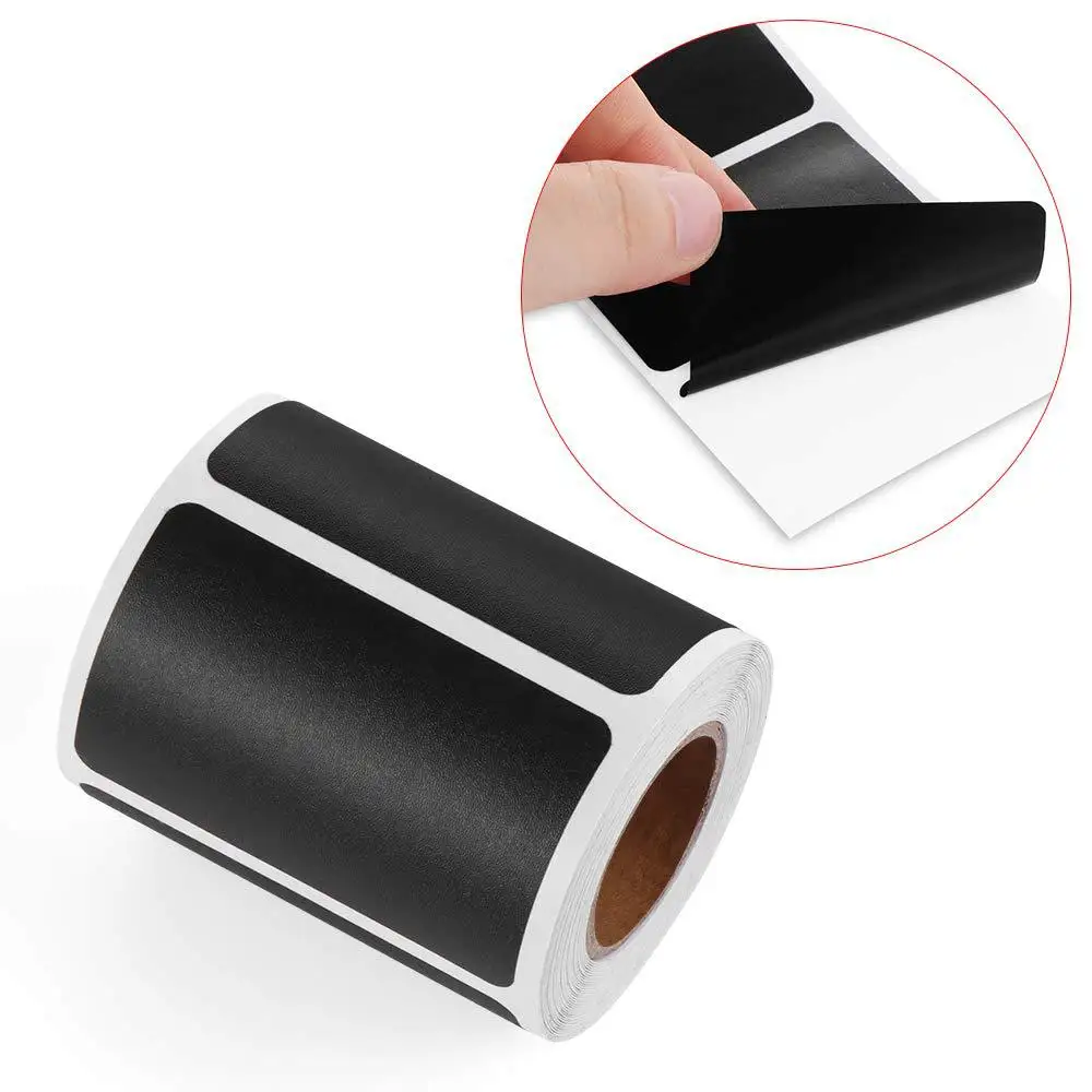120pcs/roll Erasable Blackboard Sticker Waterproof Label Stickers Name Spice Bottle Home Jam Jar Organizer Labels | Канцтовары для