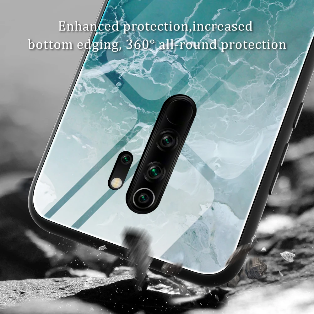 Luxury Tempered glass Case For Xiaomi Mi 9 SE 10 Pro 5G Redmi 8 8A Note 8T Mobile Phone Cover Colorful Bumper Back Casing | Мобильные