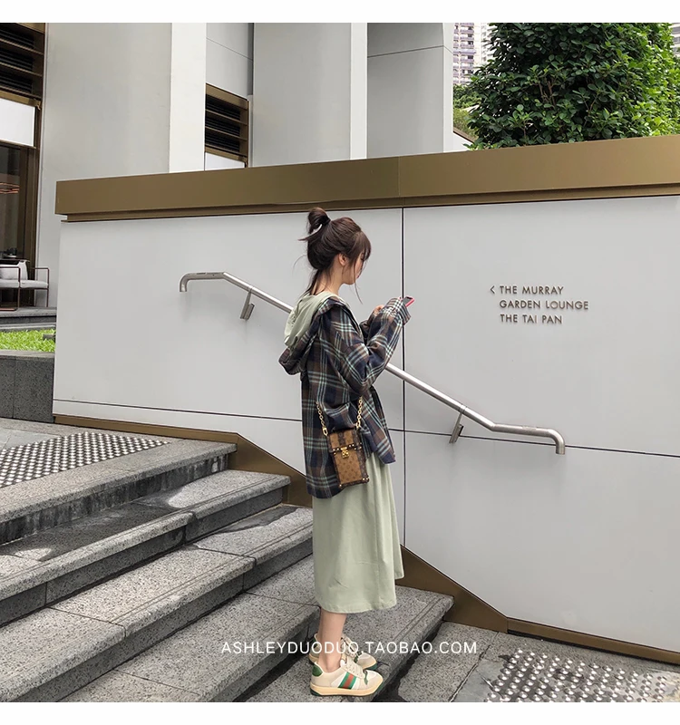 Осенне-зимняя женская толстовка свободное платье плюс размер однотонное Повседневное платье с капюшоном и длинным рукавом