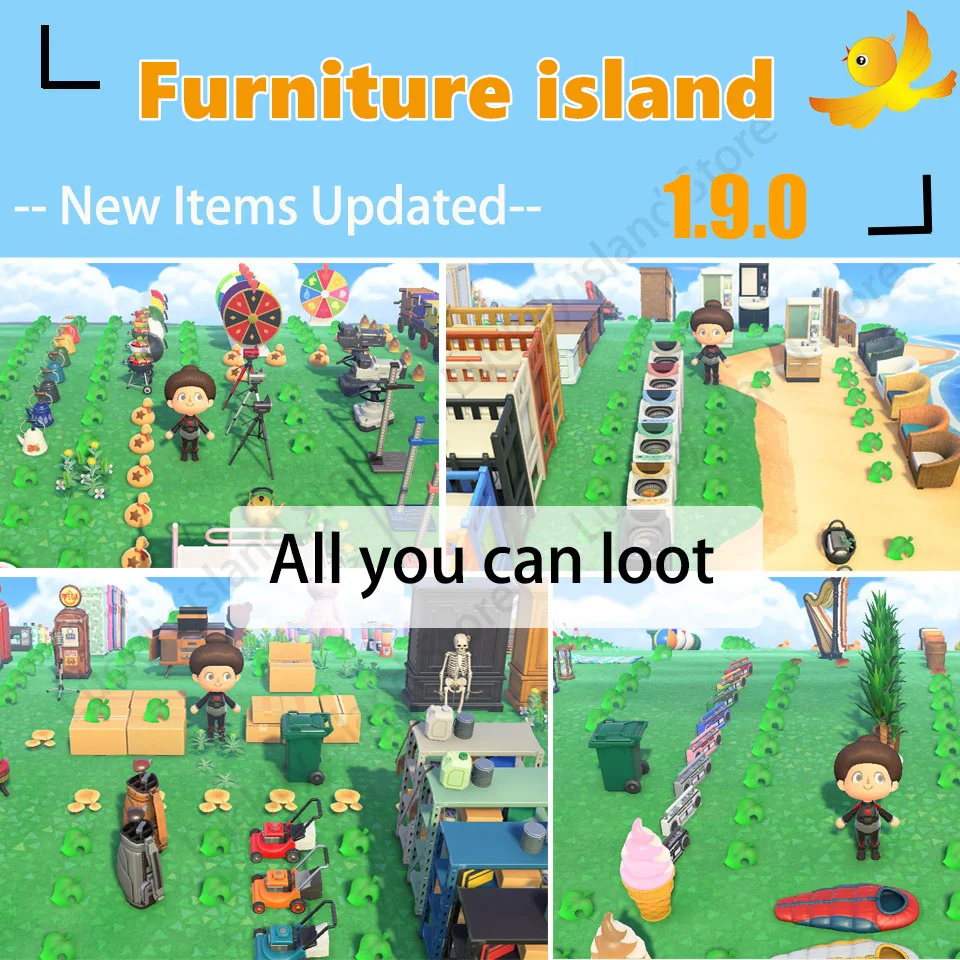 

Animal Crossing New Horizons Clothes/639recipe/True art painting/Museum have been added to The latest Furniture Island