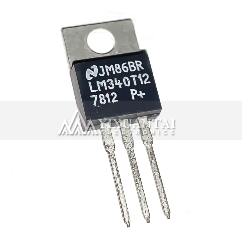 

10 шт./лот 100% Новый оригинальный LM340T12 12 В 7812 P + 7812 P + TO220 триодный транзистор TO-220