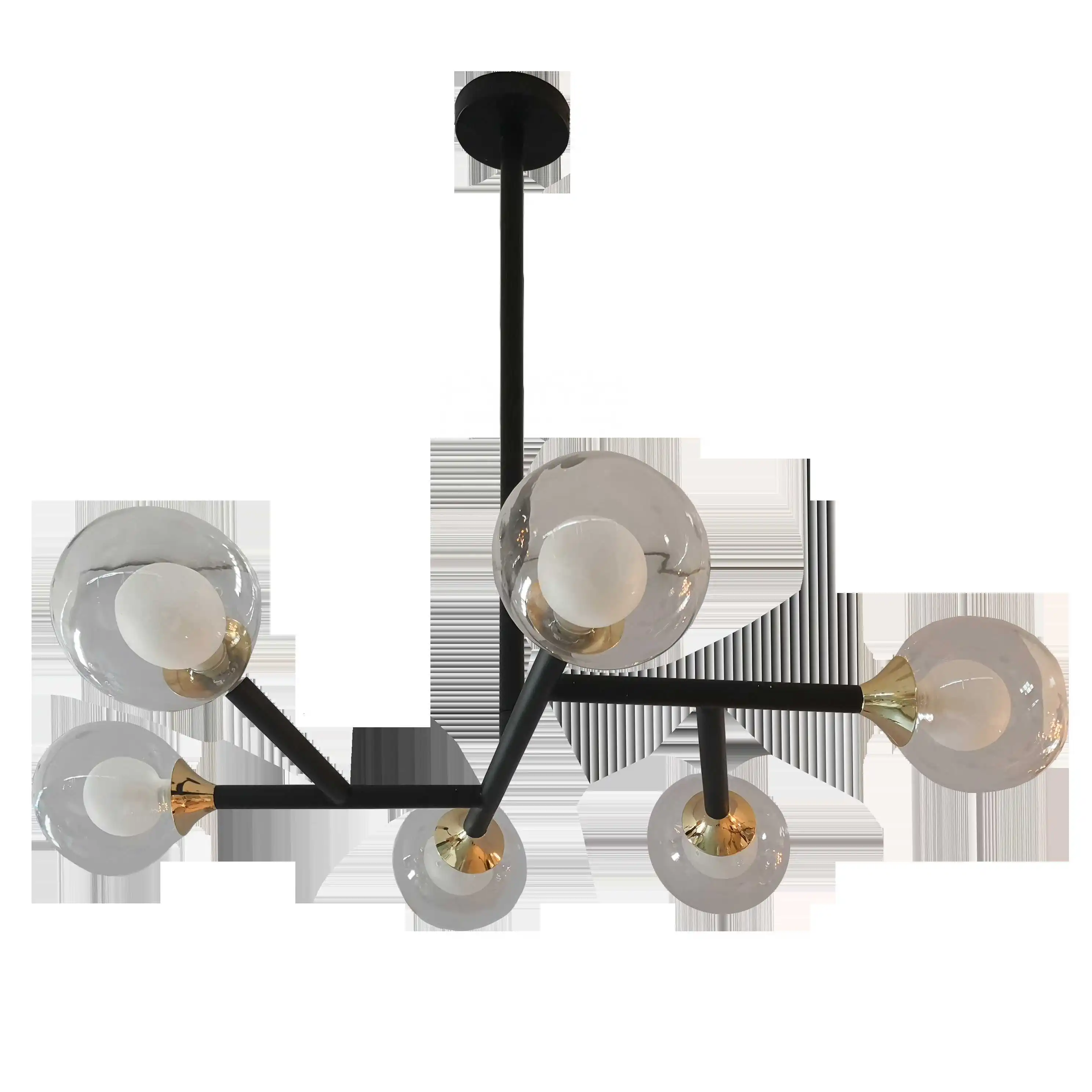 

Post Modern Decorative Indoor Living Room Hotel Motel Led Lighting Glass Chandelier Lamp kitchen dining bar