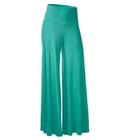 plus size 2021 fall summer womens high waisted wide leg pants new fashion womens solid color clothing casual trouser pants