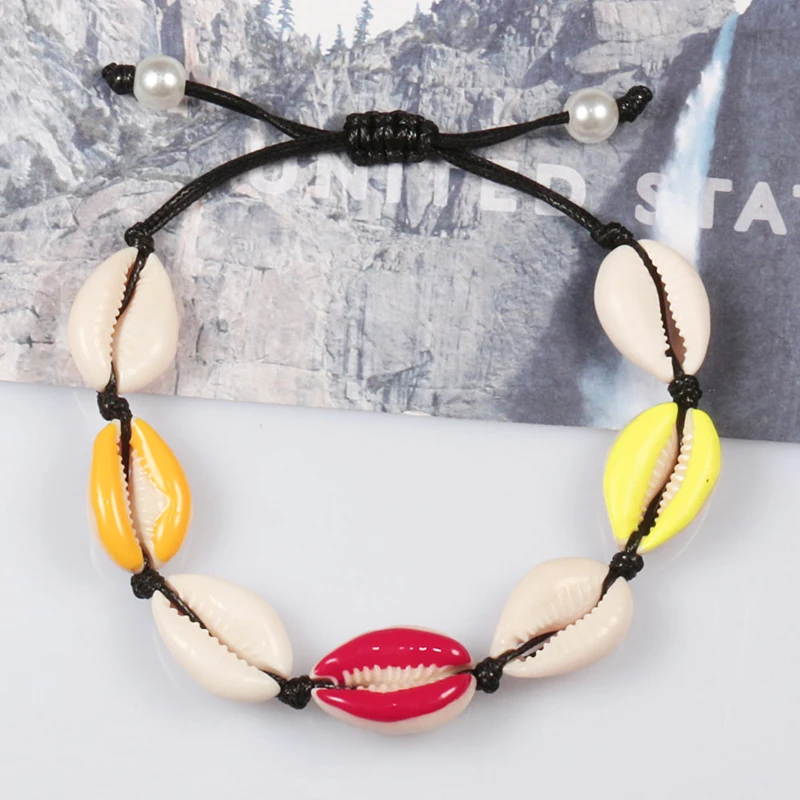 Очаровательное богемное искусственное летнее регулируемое плетеное веревка