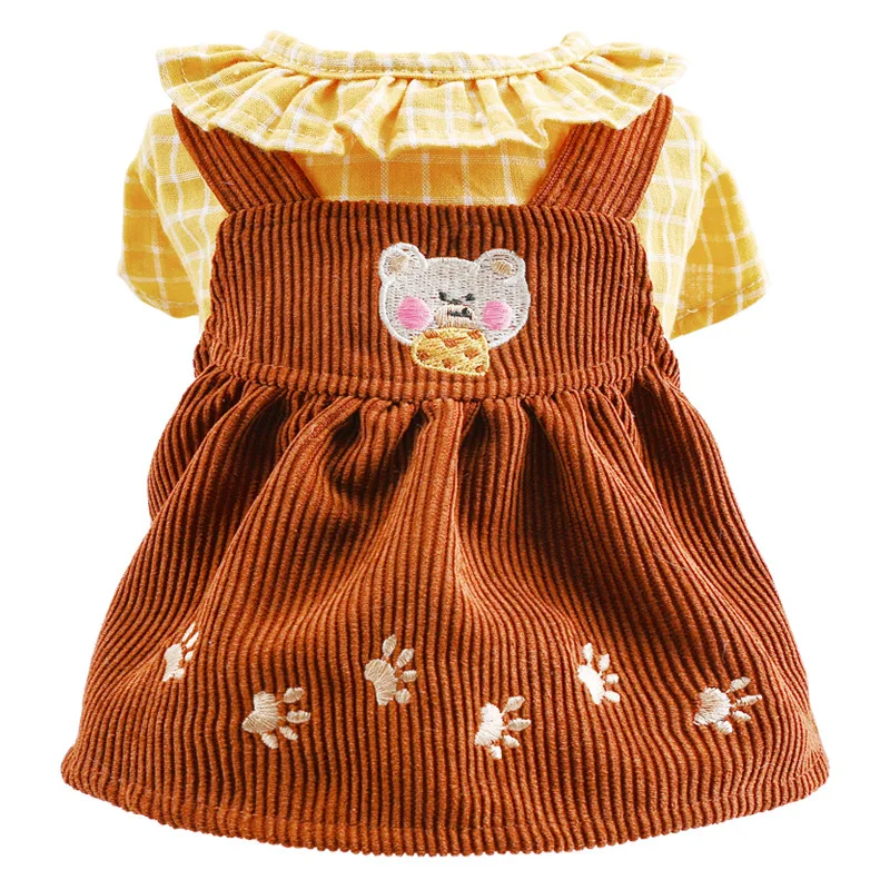 Милая домашняя одежда для маленькой собаки кошки на весну и лето Новинка