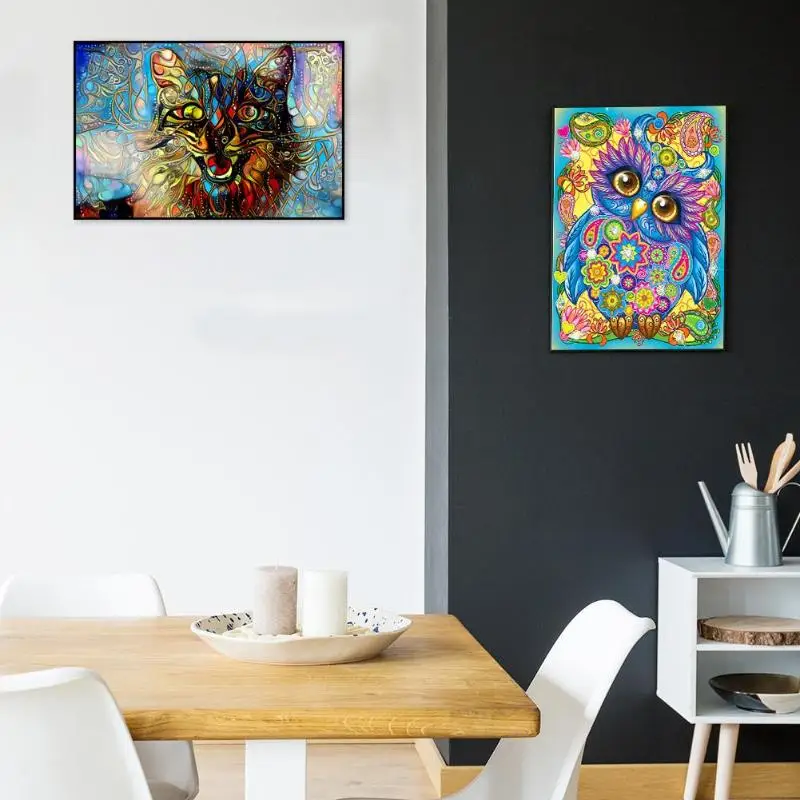 5D DIY Special-shaped Diamond Painting Animal Cross Stitch Embroidery Kit Wall Art Home Decor | Дом и сад