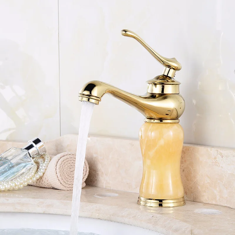

Jade faucet bathroom basin faucet European bathroom hot and cold washbasin faucet bathroom faucet