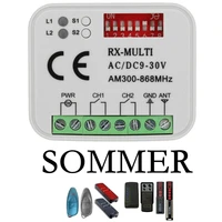 sommer liftmaster doorhan marantec hormann beninca ditec remote garage transmitter receiver rolling code