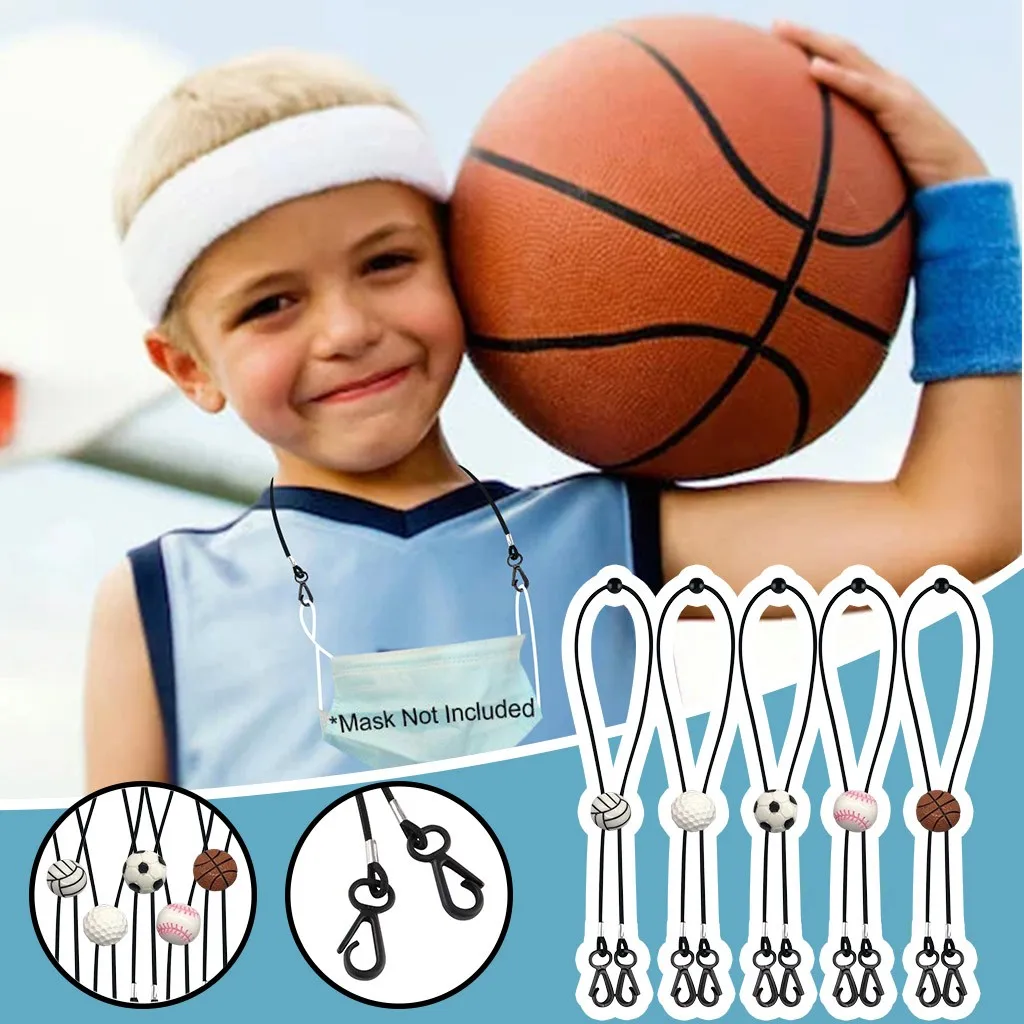 

5PCS Adjustable Mask Lanyard Handy&Convenient Safety Mask Rest&Ear Holder Rope Face Mask Temporary Portable Leisurely DIY