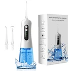 Электрический ирригатор для полости рта Uofenna, перезаряжаемый портативный ирригатор для полости рта, Стоматологический Ирригатор с резервуаром для воды 300 мл, водонепроницаемый ирригатор для зубов