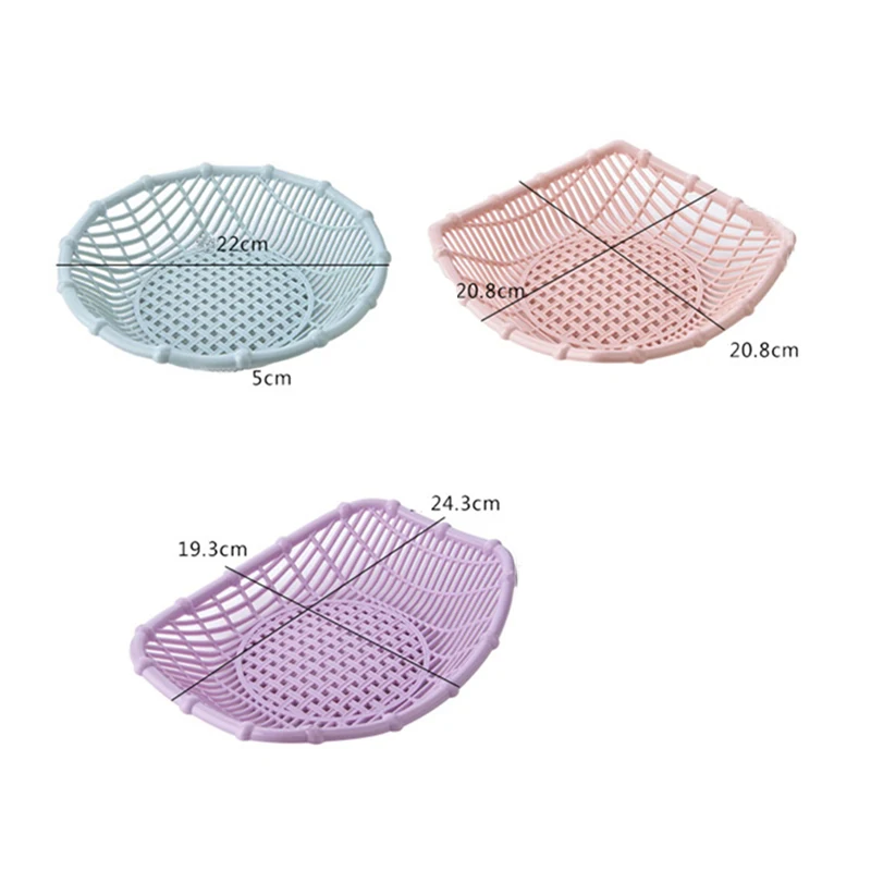 Новая креативная полая корзина для фруктов гостиной пластиковая тарелка закусок