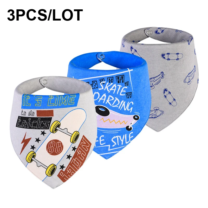 Шарф-слюнявчик детский из натурального хлопка для новорожденных девочек зимний