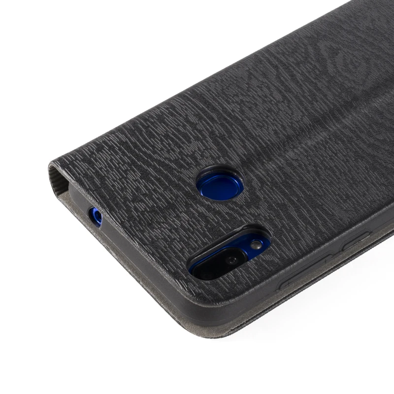 Кожаный чехол с текстурой древесины для Blackview A60 Pro чехол-книжка Plus деловая сумка