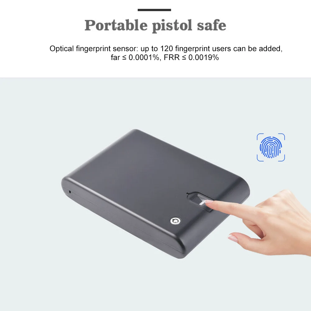 Ящик для защиты от отпечатков пальцев портативный защитный ящик автомобиля сейф