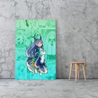 Nejire ХАДО мой герой Академия Аниме Холст постер картина настенный художественный Декор Гостиная Спальня Кабинет украшения дома принты