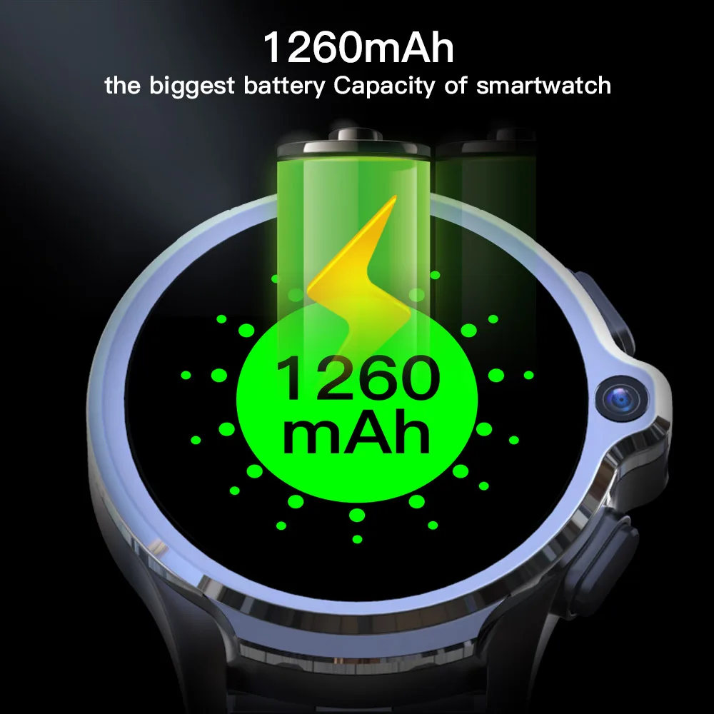KOSPET Prime 4G SmartWatch 1 6 дюйма распознавание лица разблокировка 3 ГБ 32 Двойная камера