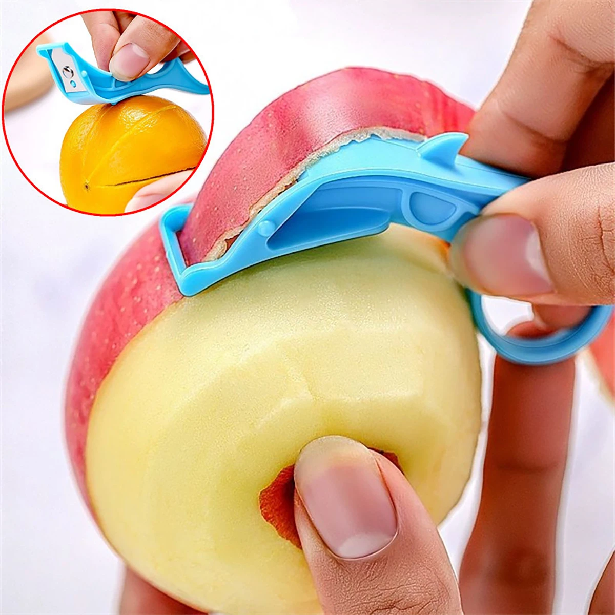 Materiales respetuosos con el medio ambiente, pelador de zanahorias, pepino y patata, pelador de frutas y verduras, accesorios de cocina-0