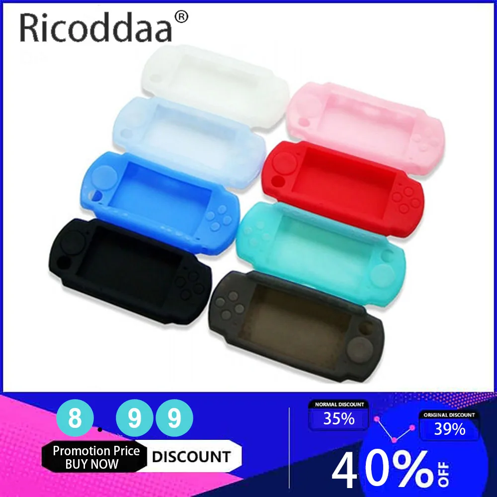 Силиконовый мягкий защитный чехол для консоли Sony PlayStation Portable PSP 2000 3000 PSP3000 корпуса