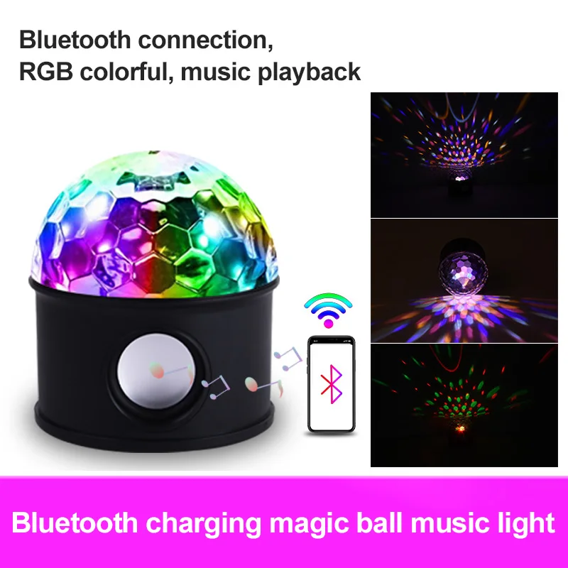 Светодиодный музыкальный светильник с Bluetooth перезаряжаемый светодиодный