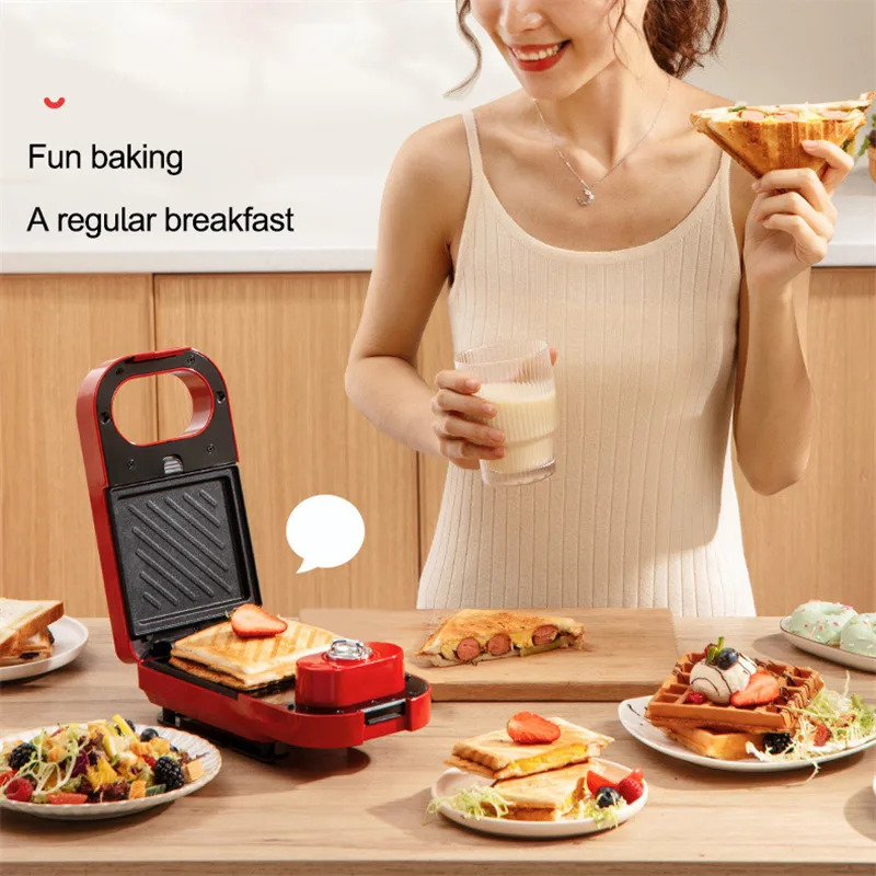 Многофункциональная электрическая сэндвич-машина таймерная вафельница тостер